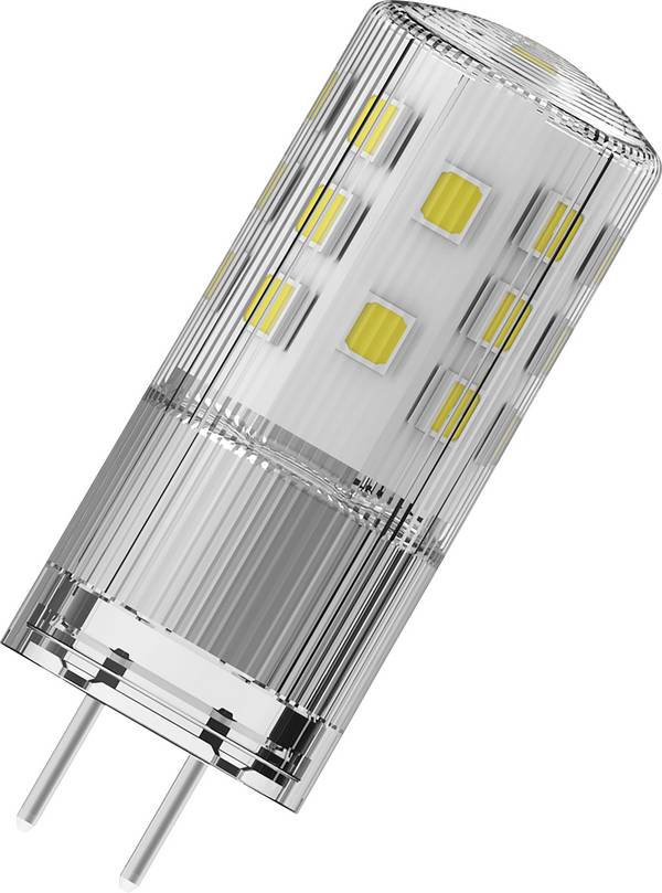 OSRAM HOMELIGHTING 4058075607255 LED Energetická třída (EEK2021) E (A - G) GY6.35 Tvar baterie 3.8 W = 40 W teplá bílá (Ø x v) 17 mm x 50 mm stmívatelná 1 ks