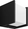 Philips LED LED nástěnný reflektor 871951438280000 Hue White Fuzo Wandleuchte quadratisch schwarz 1150lm pevně vestavěné LED 15 W