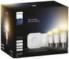 Philips Hue LED žárovka 871951429123200 Energetická třída (EEK2021): F (A - G) Hue White Ambiance 3er Starter Set inkl. Dimmschalter 3x800lm 75W E27 11 W teplá až studená bílá