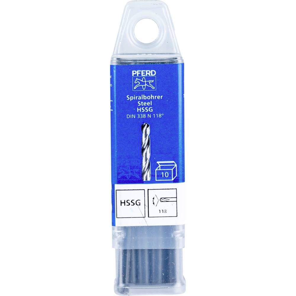 PFERD TOOLS SPB DIN 338 HSSG N 4,4 STEEL, 25203524 spirálový vrták, ocel, délka 80 mm-1