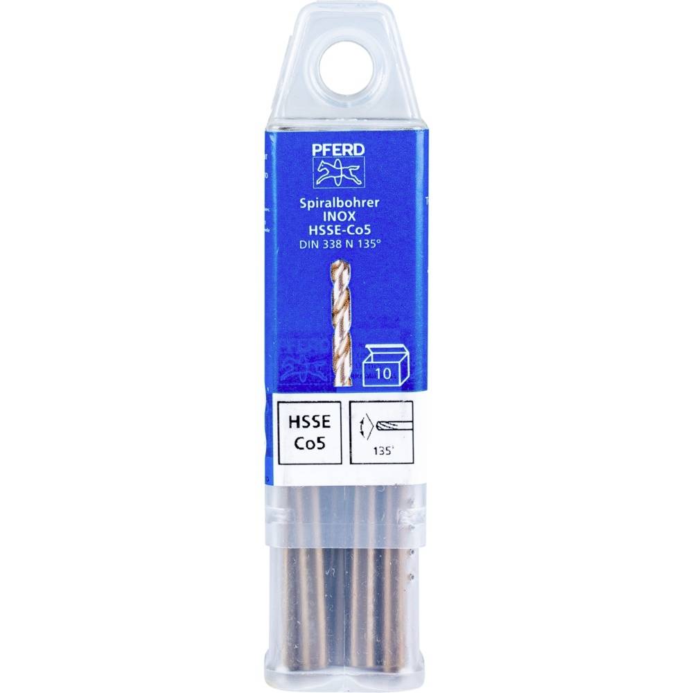 PFERD TOOLS SPB DIN 338 HSSE N 5,1 INOX, 25203565 spirálový vrták, ocel, délka 86 mm-1