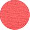 Kulatý červený kruh s texturovaným povrchem, připomínající plsť nebo látku.