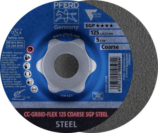 PFERD TOOLS 64188126 brusný kotouč  Průměr 125 mm Zrnitost=36 10 ks