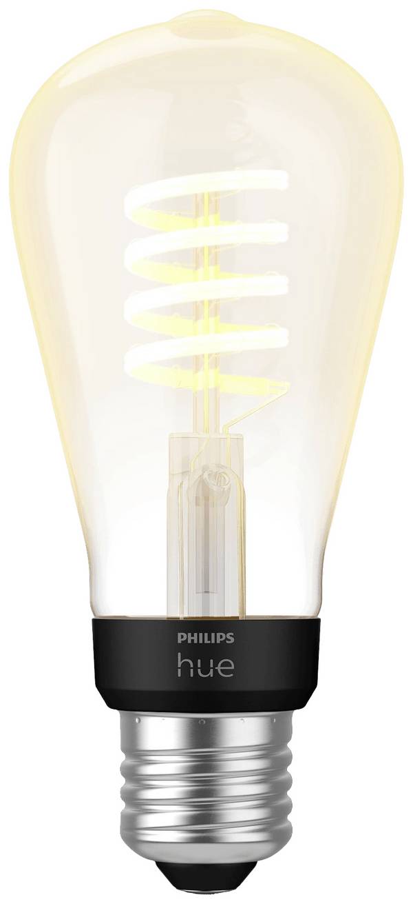 Philips Hue Hue LED žárovka 871951430146700 Energetická třída (EEK2021): G (A - G) Hue White Ambiance Einzelpack Edison ST64 Filament 300lm E27 7 W teplá až studená bílá