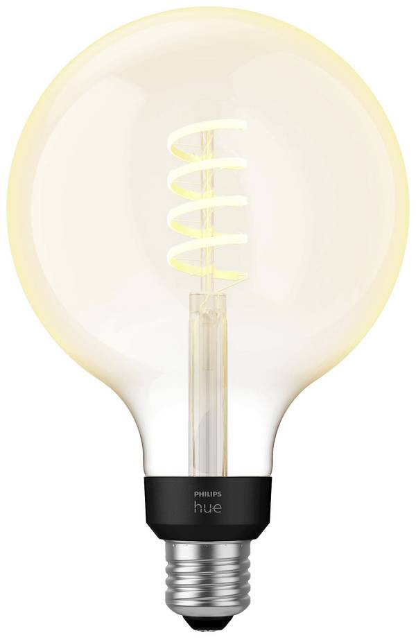 Philips Hue Hue LED žárovka 871951430154200 Energetická třída (EEK2021): G (A - G) Hue White Ambiance Einzelpack Giant Globe G125 Filament 300lm E27 7 W teplá až studená bílá