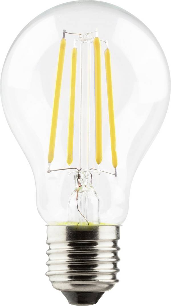 Müller-Licht 400462 LED Energetická třída (EEK2021) E (A - G) E27 klasická žárovka 7 W = 60 W teplá bílá  vlákno 3 ks