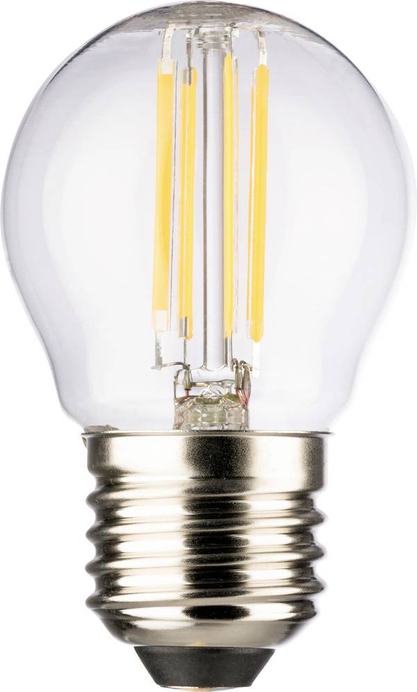 Müller-Licht 400397 LED Energetická třída (EEK2021) F (A - G) E27 kapkový tvar 4 W = 40 W teplá bílá  vlákno 1 ks