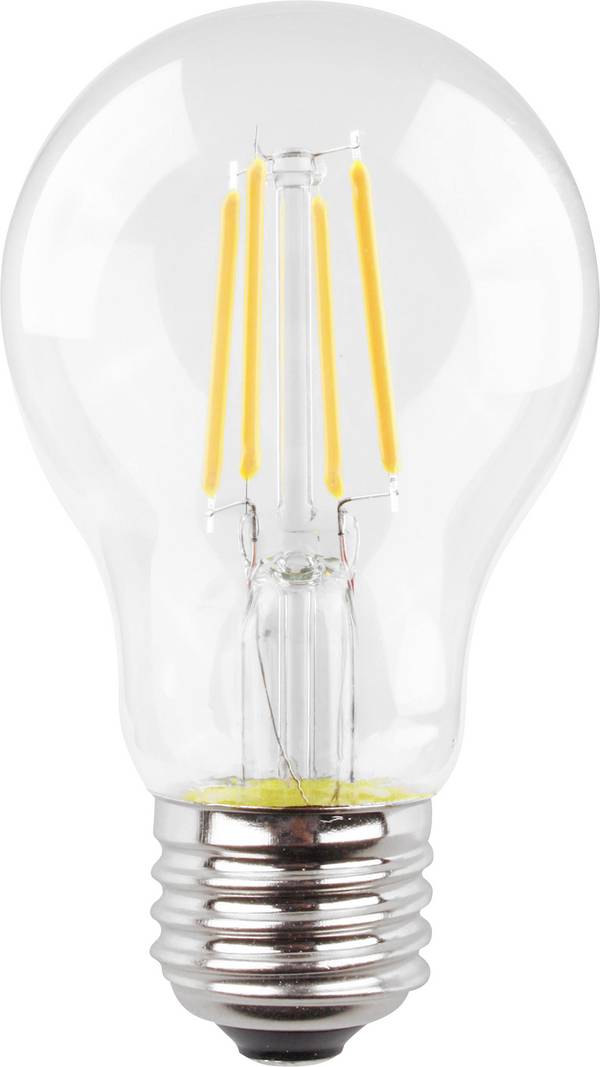 Müller-Licht 400393 LED Energetická třída (EEK2021) E (A - G) E27 klasická žárovka 7 W = 60 W teplá bílá  vlákno 1 ks