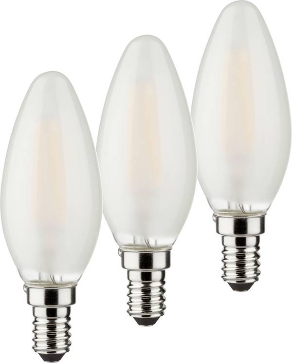 Müller-Licht 400292 LED Energetická třída (EEK2021) E (A - G) E14 svíčkový tvar 4 W = 40 W teplá bílá   3 ks