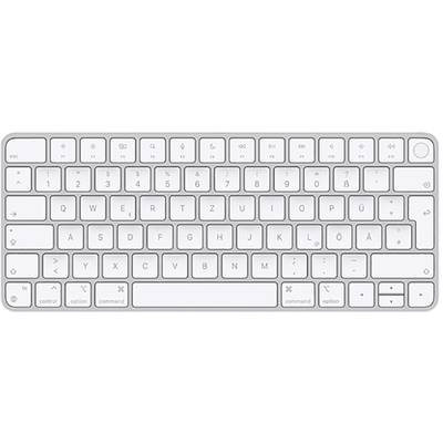 Apple Magic Keyboard Touch ID Bluetooth® klávesnice německá, QWERTZ bílá nabíjecí