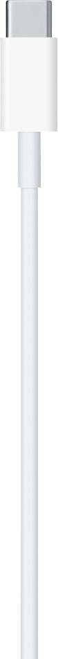 Bílý USB-C kabel, vhodný pro nabíjení zařízení nebo přenos dat, s identickým konektorem na obou koncích.