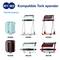 Tork Spender kompatibilní s W1 a W2. Zobrazené modely: 653000, 652000, 652008, 653008, 652100, 652108. Designové varianty v modré, černé a červené barvě.