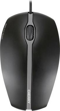 CHERRY Gentix Silent  myš, přenos USB, 3 tlačítko, 1000 dpi, černá