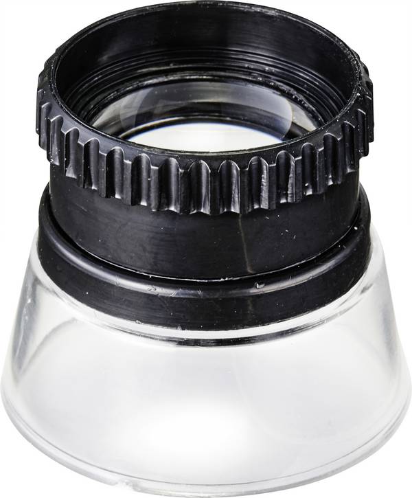 TRU COMPONENTS lupa na elektroniku  Průměr čočky: 22 mm 1 ks Magnifier HM15x  (Ø x v) 36 mm x 31 mm