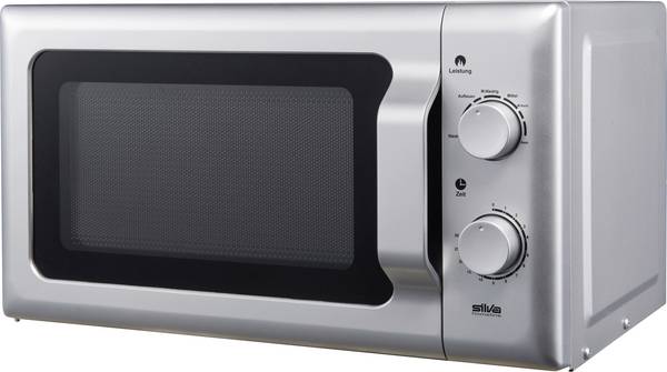 Silva Homeline MWU 20.4 mikrovlnná trouba stříbrná 700 W volně stojící, funkce časovače