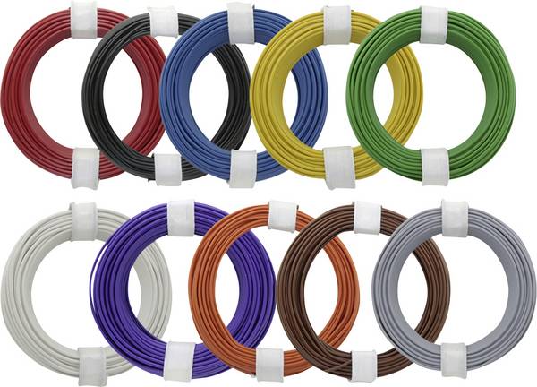 Donau Elektronik 118-MIX lanko/ licna, 1 x 0.14 mm², vícebarevná, 1 sada