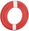 Donau Elektronik 125-010 lanko/ licna, 1 x 0.25 mm², červená, 10 m