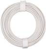 Donau Elektronik 125-015 lanko/ licna, 1 x 0.25 mm², bílá, 10 m