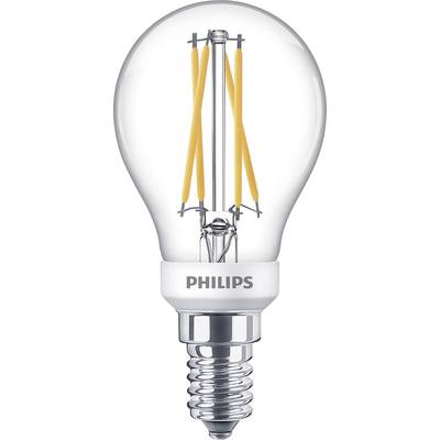 Philips Lighting 871951432439800 LED Energetická třída (EEK2021) D (A - G) E14 kapkový tvar 3.4 W = 40 W teplá bílá (Ø x