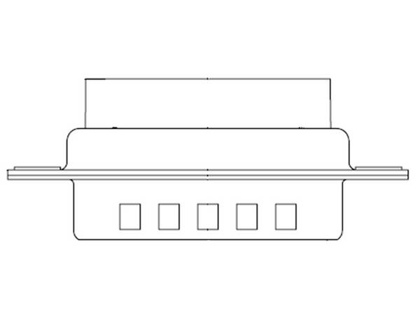 Molex Molex MOL Power & Signal Sol. 1731130021 D-SUB zástrčka Pólů: 44 krimpované 1 ks