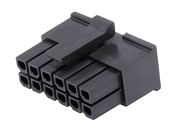 Molex  zásuvkový konektor na kabel 12, rozteč 3 mm, 430251208, 1 ks Bag