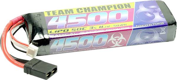 Pichler Modellbau C4848 akupack Li-Pol (modelářství), 11.1 V, 4500 mAh, články 3, 50 C, Softcase, Traxxas