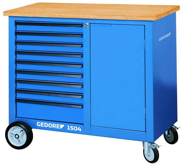 Gedore 1873849 pracovní stůl na kolečkách (š x v x h) 1100 x 985 x 550 mm