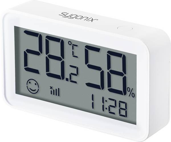 Sygonix  teploměr a vlhkoměr pro App bílá SY-4904438