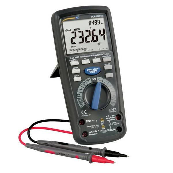 PCE Instruments PCE-ITM 20 multimetr digitální vodotěsnost (IP67) CAT IV 600 V