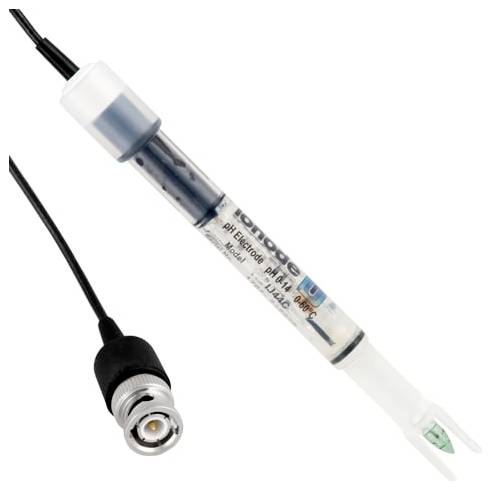 pH elektrodový senzor s kabelem a konektorem pro měření kyselosti v kapalinách