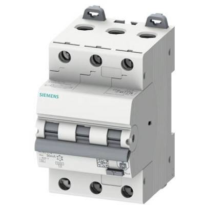 Třípólový jistič značky Siemens, používaný k ochraně elektrických obvodů před přetížením a zkratem.