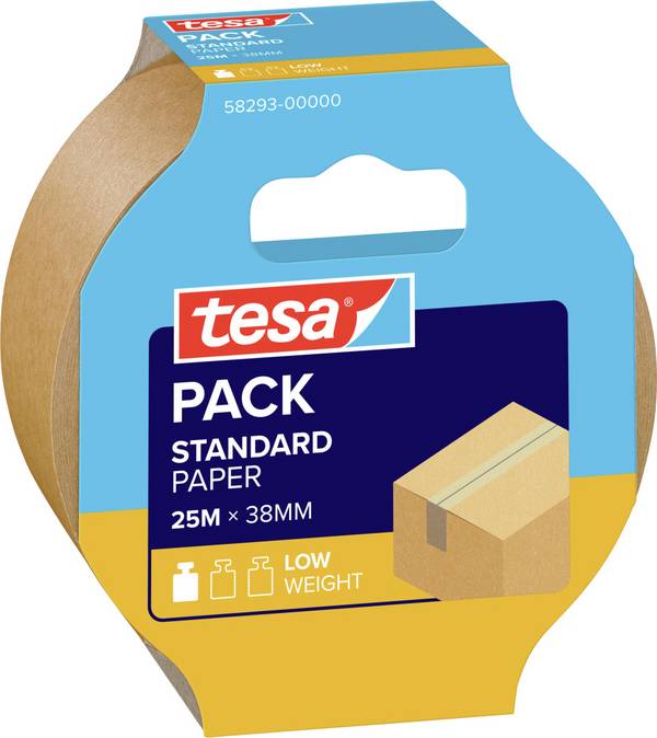 tesa STANDARD ecoLogo® 58293 balicí lepicí páska  hnědá (d x š) 25 m x 38 mm 1 ks