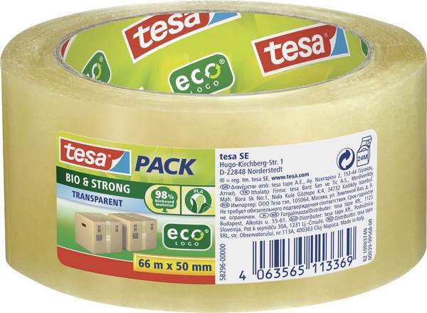 tesa BIO & STRONG 58296 balicí lepicí páska  transparentní (d x š) 66 m x 50 mm 1 ks