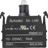TRU COMPONENTS SA-LAM LED kontrolka bílá 110 V, 240 V 1 ks