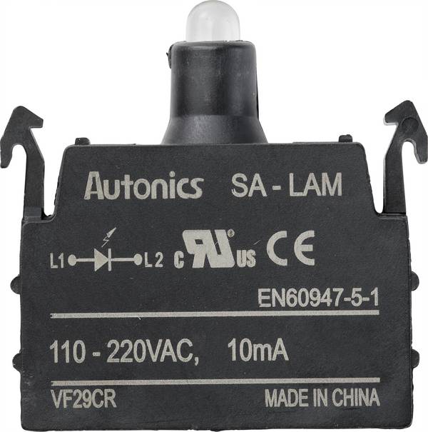 TRU COMPONENTS SA-LAM LED kontrolka   bílá  110 V, 240 V 1 ks