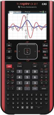 Texas Instruments NSPCXCASIIT  grafický počítač, napájeno akumulátorem, černá