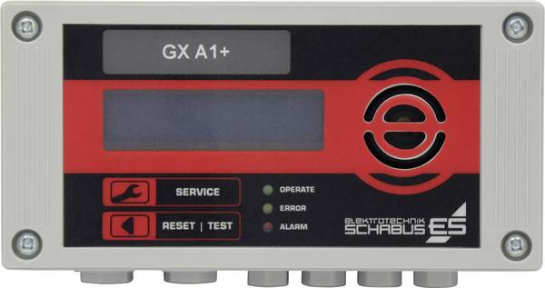 Schabus GX-A1+, 300892 centrála bez senzoru 230 V, detekce propanu, butanu, methanu, ethanol, oxidu uhličitého (CO2)