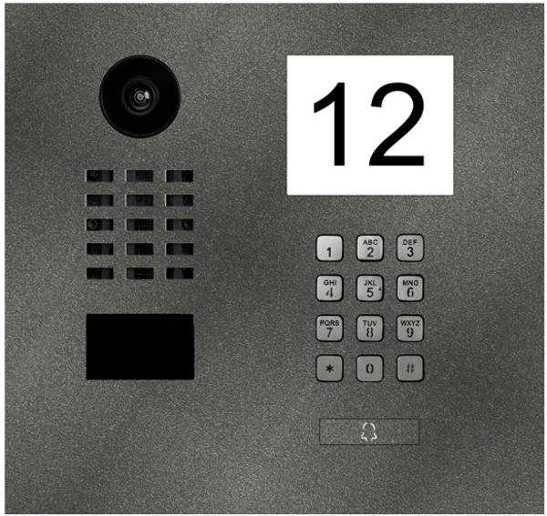 DoorBird D2101IKH LAN domovní IP/video telefon venkovní jednotka, nerezová ocel, Železná slída (hedvábný mat), 423869912