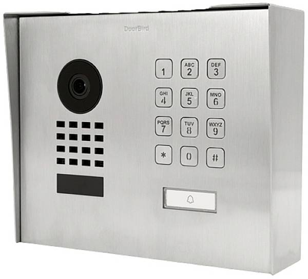DoorBird D1101KH Modern LAN domovní IP/video telefon venkovní jednotka, Nerezová ocel V2A (s práškovým nástřikem), 423867574