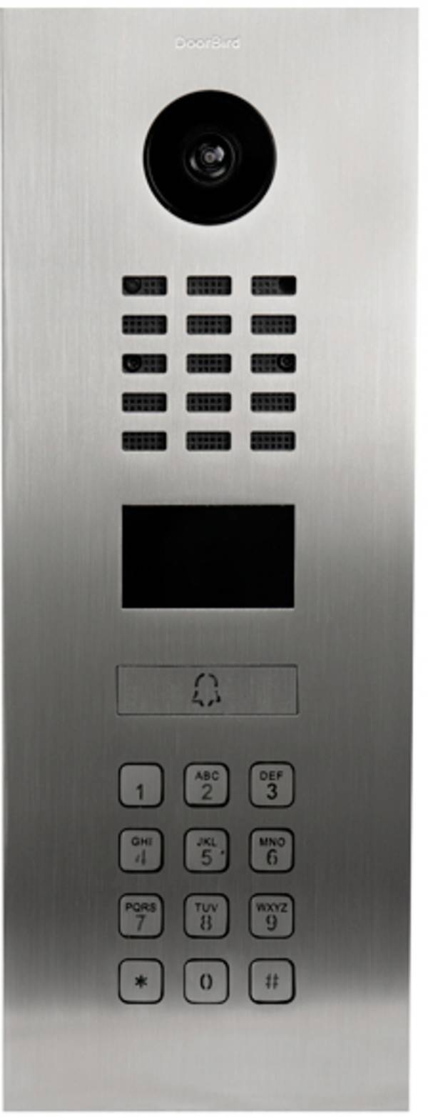 DoorBird D2101KV LAN domovní IP/video telefon venkovní jednotka, Nerezová ocel V2A (s práškovým nástřikem), 423869998