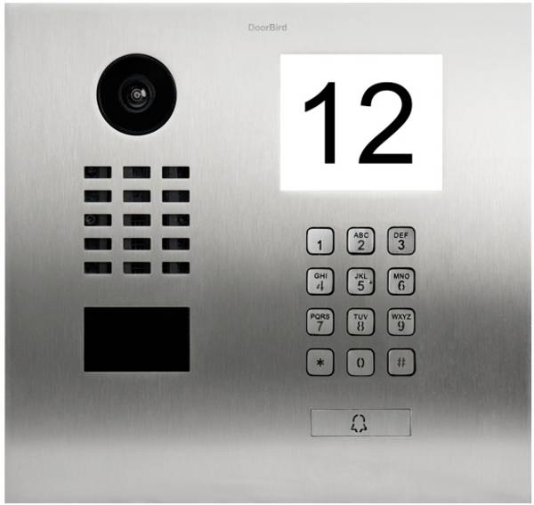 DoorBird D2101IKH LAN domovní IP/video telefon venkovní jednotka, Nerezová ocel V2A (s práškovým nástřikem), 423869875