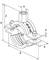 Technický výkres připojovací objímky s popiskami: Výška (H), Šířka (B), Průměr (Ø D), Vzdálenost šroubů (S), Velikost nátrubku (A), Celková výška (Z).
