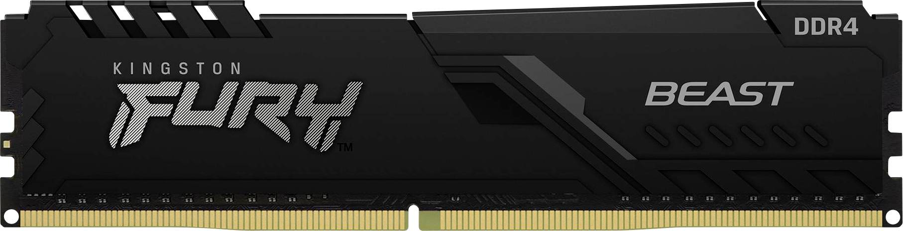 Kingston FURY Beast Modul RAM pro PC DDR4 16 GB 1 x 16 GB Bez ECC 3000 MHz 288pin DIMM CL15 KF430C15BB1/16