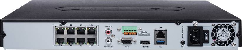 ABUS NVR10020P ABUS NVR10020P 8-Kanal NVR 4K PoE síťový IP videorekordér (NVR) pro bezp. kamery-3