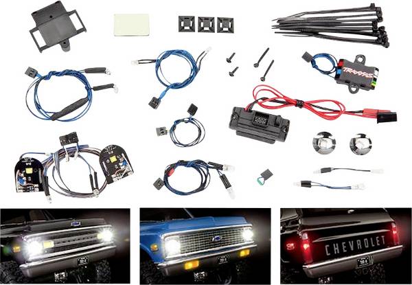Traxxas TRX-8090 tuningový díl Sada světel s Power Supply pro 9111 + 9112 Karoh