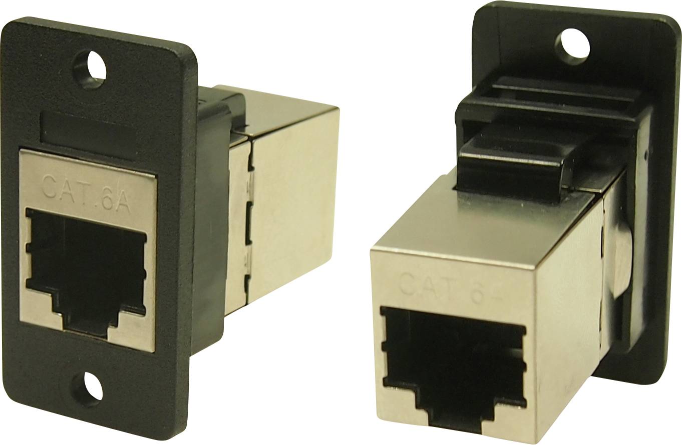 Cliff CP30625SX1, RJ45 konektor, adaptér, vestavný, černá, 1 ks