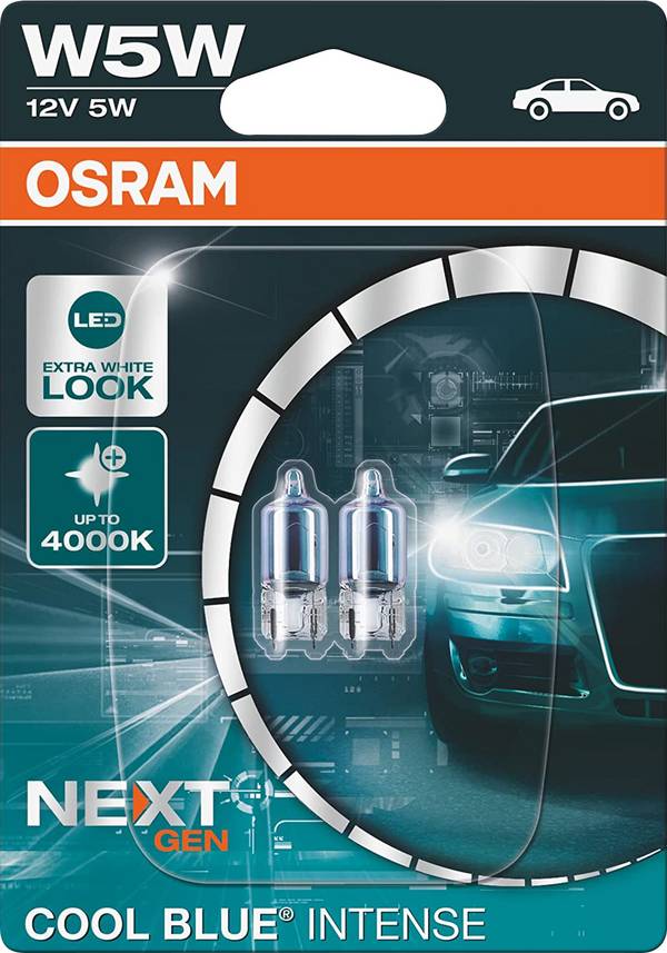 Osram Automotive 4062172394710 signálové světlo COOL BLUE® INTENSE  W5W 5 W 12 V