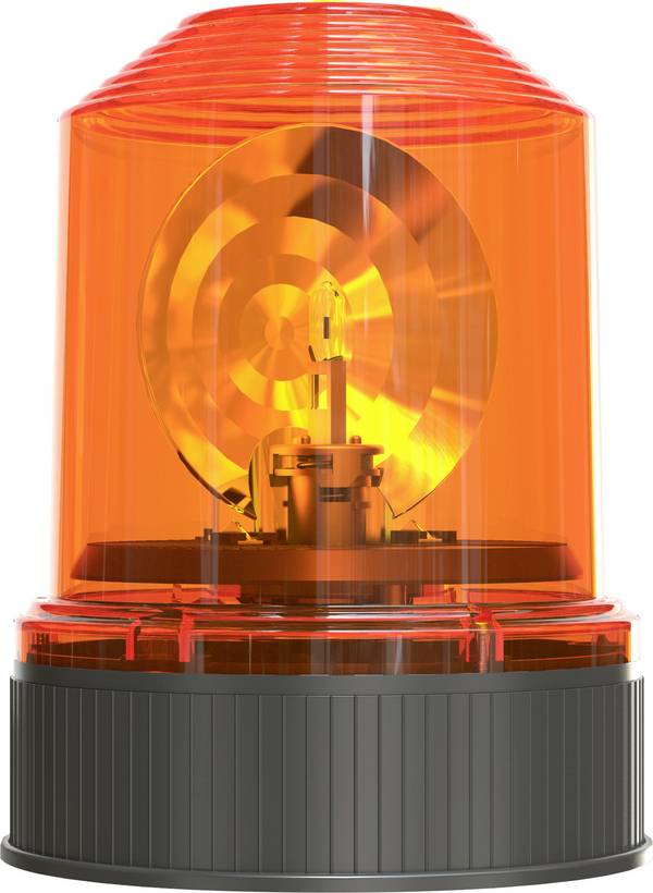 Osram Automotive maják  Light Signal Halogen Beacon Light RBL101 24 V přes palubní síť  k přišroubování oranžová