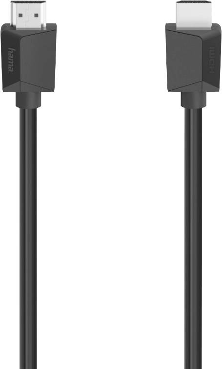 HDMI kabel se dvěma černými konektory, vhodný pro propojení audio a video zařízení, jako jsou televizory nebo počítače.