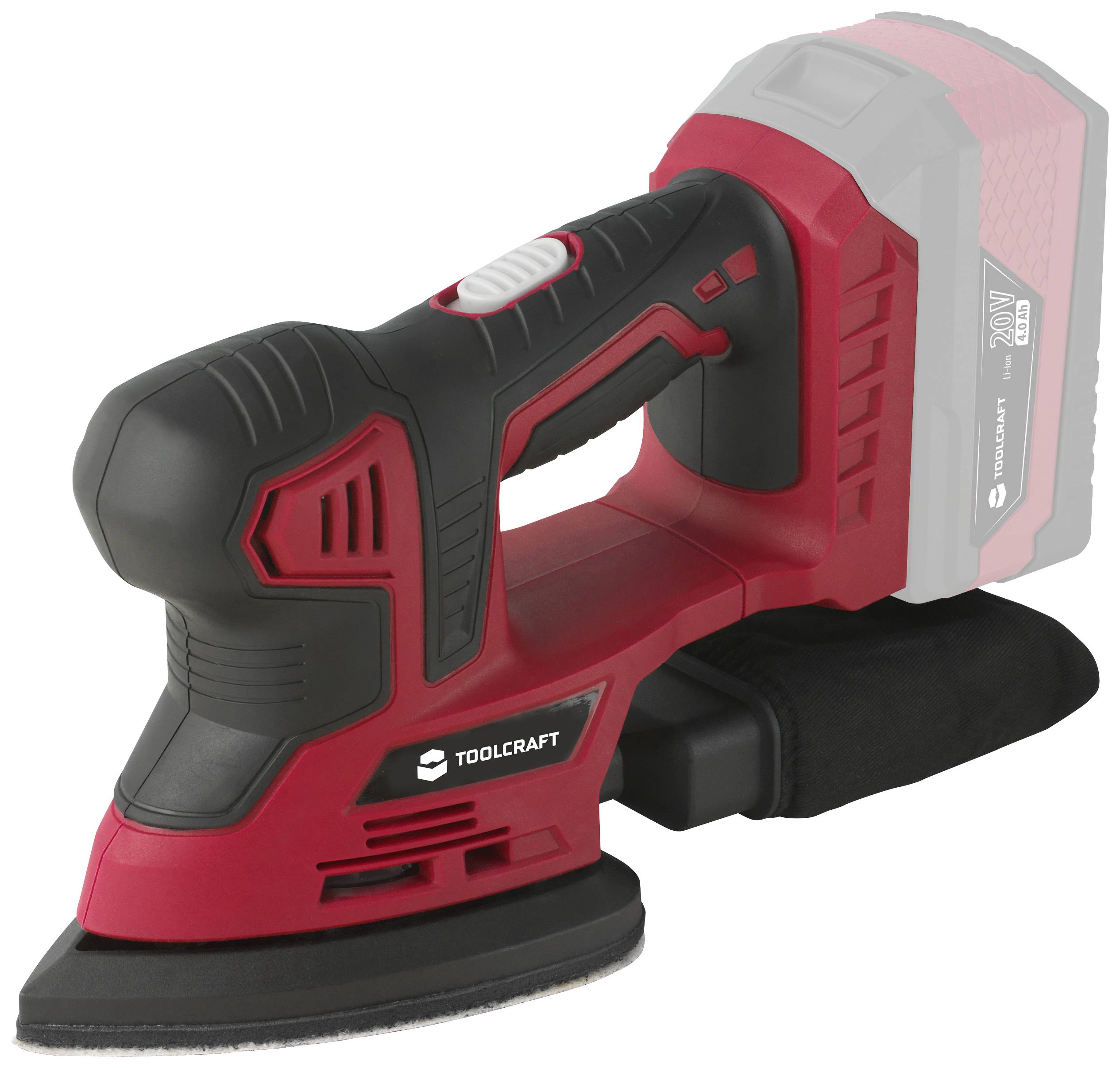TOOLCRAFT multifunkční bruska, bez akumulátoru, 20 V, TO-7427331